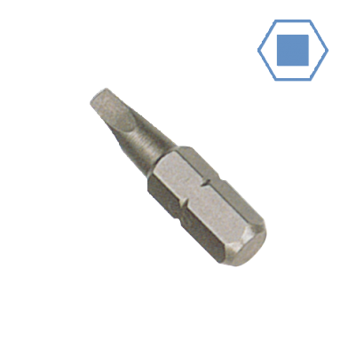 1/4" (6.35 MM) SQUARE INSERT BIT