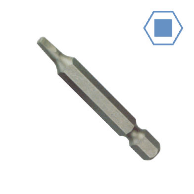 1/4" (6.35 MM) 50 MML SQUARE POWER BIT