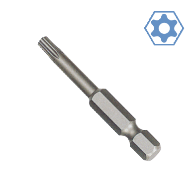 1/4" (6.35 MM) 50 MML TORX TAMPER REDUCED SHANK POWER BIT