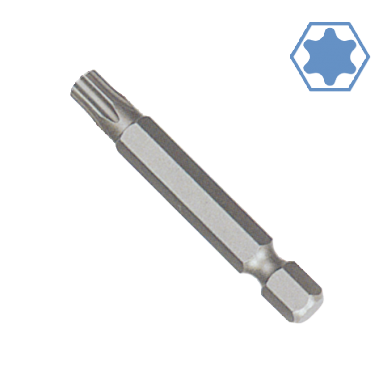 1/4" (6.35 MM) 50 MML TORX POWER BIT