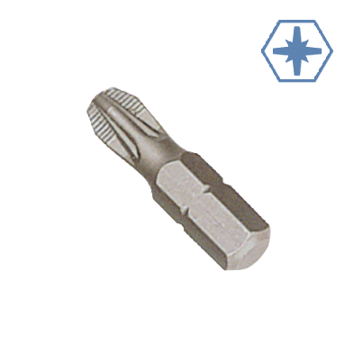 1/4" (6.35 MM) NON-SLIP POZI INSERT BIT