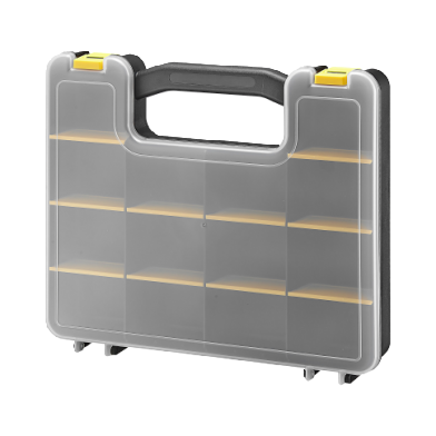ASSORTED CASE WITH VARIOUS COMPARTMENTS