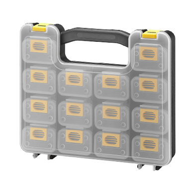 ASSORTED CASE WITH VARIOUS COMPARTMENTS