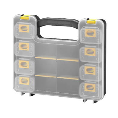 ASSORTED CASE WITH VARIOUS COMPARTMENTS
