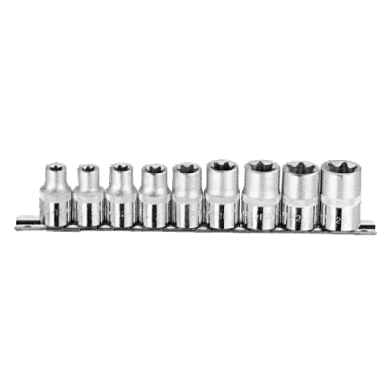 9 PCS 1/2" DR. STAR SOCKET SET