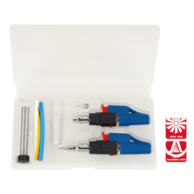 2 PCS GAS HEAT BLOWER & SOLDERWG IRON KIT