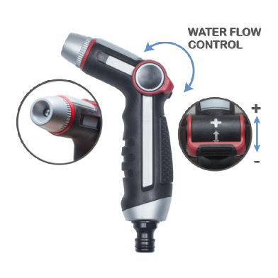 ULTRA LIGHT THUMB CONTROL ADJUSTABLE NOZZLE