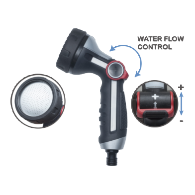 ULTRA LIGHT THUMB CONTROL BUBBLE NOZZLE