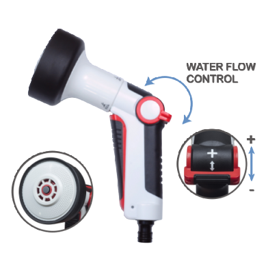 ULTRA LIGHT THUMB CONTROL BUBBLE NOZZLE